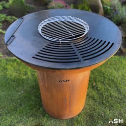 ASH - Aurora - XXL - Cortenstaal - Plancha barbecue met grillring - Buitenkoken - Plancha BBQ - Plancha Bakken - Roest- Grillring - Extra groot — thumbnail 3
