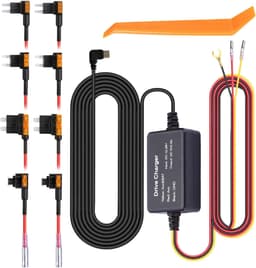 Dashcam hardwire kit, dashcam hardwire kit, 12 V-24 V naar 5 V/3 A USB-C-netaansluiting, dashcam hardwire-kit met meervoudige zekeringen voor GPS-voeding, radarwaarschuwingskits — thumbnail 2
