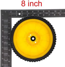 Dailygoods- Grasmaaier Wiel 8 Inch - 2 Pack - Vervangt Oregon 72-115 - Compatibel met John Deere - Naaflengte 1-1/2 Inch - Kunststof - Grasmaaierwielen — thumbnail 4