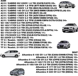 Racing vervangingsfilter compatibel met Volkswagen Jetta/Passat 2005-2010 Tiguan 2007-2010 GTi 2009-2010 Eos 2006-2009 — thumbnail 3