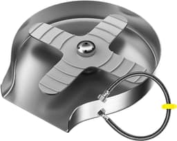 Gootsteenbekerwasser - Glazen spoeler Bekerreiniger - Keuken schoonmaken - Snelle automatische reiniging - 125 cm - Zilver — thumbnail 1