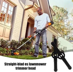 Grasmaaier Snijkop - Trimkoppen Gazonmaaier - Gazon Onderhouden - Zware Uitvoering - 100 Stuks - Zwart — thumbnail 5