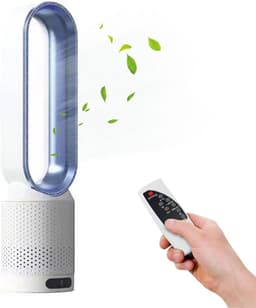 toren ventilator - luchtreinigers -Circulatie - Bladloze - Ventilator - Ultra-Stille - Slaapzaal - Bureau - Vloer -Elektrische - Toren -Zonder -Blad - Ventilator - Ventilator - blauw — thumbnail 1