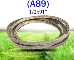 Grasmaaier Aandrijfriem - Vervangende Riem - Gazon Onderhoud - Aramide Koord Constructie - 0.5 x 91 Inch - Zwart — thumbnail 2