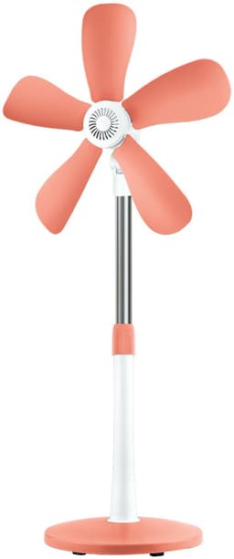 Telescopische vloerventilator – Stil, 5 zachte bladen, veilig roosterloos ontwerp, comfortabele luchtstroom – Voor thuis, studentenkamer of kantoor — thumbnail 1