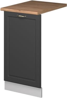 Vaatwasserfront - Keukenpaneel - Keuken Completeren - Soft-close scharnieren - 45 cm breed - Antraciet goud — thumbnail 1
