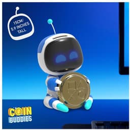 Astro Bot Coin Buddies Spaarpot – 18 cm Interactieve Spaarpot met Geluidseffecten – Werkt op Batterijen – Paladone — thumbnail 2
