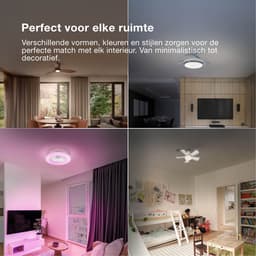 OSRAM led plafondventilator wit, 122 cm Ø, kleurtemperatuur instelbaar, 3000-6500 K, afstandsbediening, stil — thumbnail 3