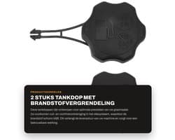 Dailygoods- Tankdop Efficiënte Brandstofvergrendeling - Geschikt voor Grasmaaier - Motorgrasmaaier - Verlengde Levensduur - Voorkomt Vuil/Vocht - Optimale Productprestaties - Brandstoftankdeksel