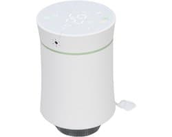 Slimme Thermostaatkraan - Radiatorregelaar - Energie Besparen - App en Spraakbesturing - 5-45°C - Wit