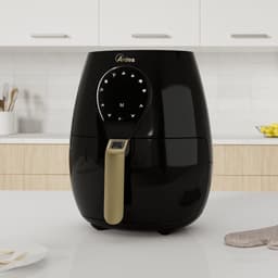Luchtfriteuse - Airfryer Maxi - Gezond Koken - Rapid Air Technologie - 5 Liter - Zwart Rood — thumbnail 3