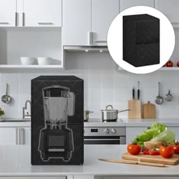 Keuken Blender Hoes - Apparaat Beschermhoes - Apparaat Beschermen - Met Handig Voorvak - 15.5x21x42 cm - Zwart — thumbnail 5