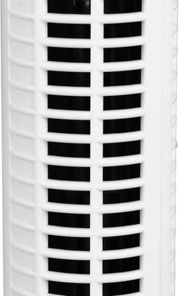 Bladloze Torenventilator - Draagbare Ventilator - Bureau Verkoeling - Geïntegreerde Verlichting - 10x11x39 cm - Wit — thumbnail 5