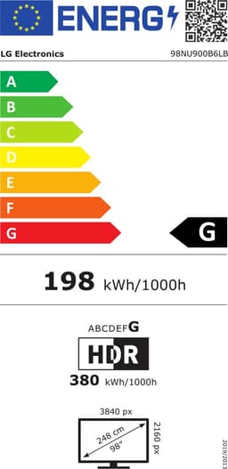 LG 98NU900B6LB - Ultra HD 4K - Led-tv - 98 inch - 2026 — thumbnail 2