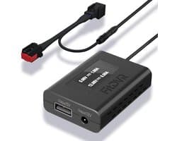 SnelShoppen - Dashcam Voedingsadapter 8-Pin voor Land Rover & Jaguar, LED Display USB Voeding, Aansluiting voor Auto Dimmen Achteruitkijkspiegel, 5V 1