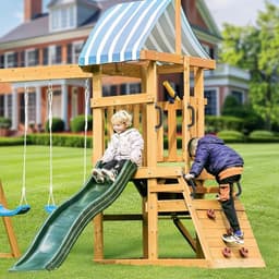 Klimgrepen, 18cm Antislip Stevige Speeltuin Handgrepen Klimrek Grijp voor Schommelset/Speelset/Speelhuisje/Speelpark/Indoor Outdoor Monkey Bars/Boomhut/Stapelbed — thumbnail 5