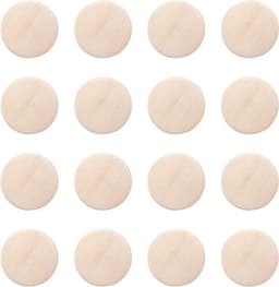 Set van 50 platte ronde houten kralen van 25 x 5 mm in natuurlijke, onafgewerkte staat voor creatieve knutselprojecten en sieraden maken — thumbnail 1