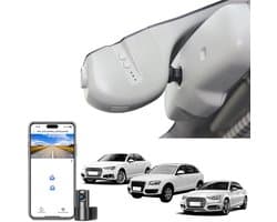 SnelShoppen - 4K+1080P Dashcam Auto Voor en Achter, OEM Look, Geschikt voor Audi A4 A6 A3 A5 Q5 S3 S6, Loop Recording, G-Sensor, WiFi & App, 128GB Kaa