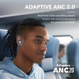 soundcore Liberty 4 NC - Wireless Noise Cancelling Earbuds (Light Blauw) - 98.5% Noise Reduction - draadloze oordopjes- Adaptive Noise Cancelling to Ears and Environment - Hi-Res Sound - 50H Battery — thumbnail 4