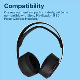 Vervangende Oorkussens voor Sony PlayStation 5 3D Pulse Wireless PS5 Hoofdtelefoons van MMOBIEL – Cooling Gel Koptelefoon Oorkussens - Noise Isolation Earpads – Zwart — thumbnail 4