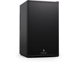 Klarstein Mini-Koelkast koelkast, mini koelkast met glazen deur, 28L voor drankjes, snacks & cosmetica, koelkast klein & geruisloos, regelbare schappen, kleine skincare koelkast huidverzorgingsproducten medicijnen - Minibar - 2L 35 dB 65W