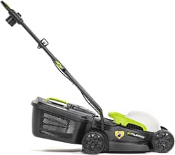 Elektrische Grasmaaier 2-in-1 1200W met Grasopvangbak voor Kleine Gazons - Ergonomisch en Compact — thumbnail 2