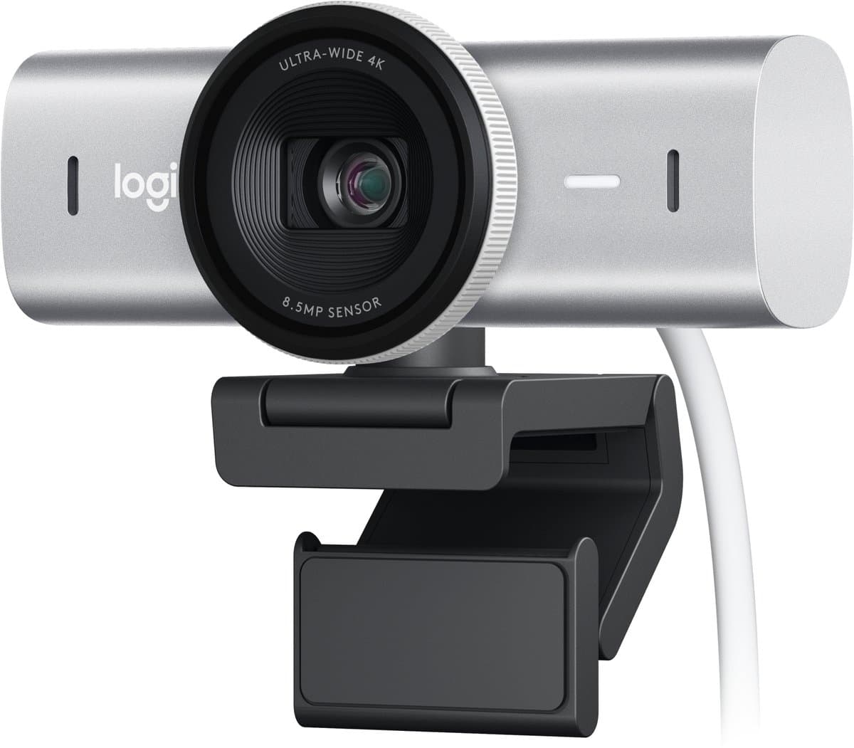 Logitech MX Brio - Webcam - 4K Ultra HD - 1080p/60fps - USB C - Pale Grey — afbeelding 1