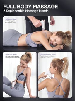 Massagepistool voor diepe weefselmassage - Handzaam en effectief — thumbnail 3