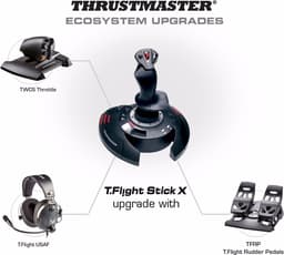 Thrustmaster T.Flight Stick X - Flight Control Systeem - Joystick - voor PC — thumbnail 4