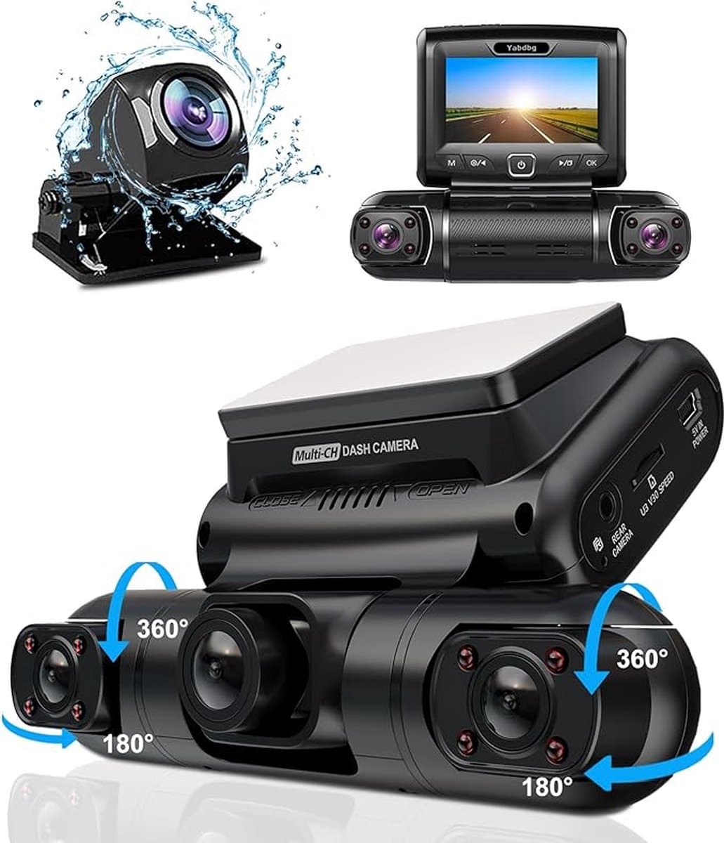 Stellar Dashcam - Luxe Dashcam voor Auto - Lens Dashcam - Autocamera - Loop Recording - Nachtzicht Dash Cam - 080P Full HD - 256GB - 150° groothoek — afbeelding 1