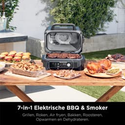 Ninja Woodfire Pro Connect XL - 7-in-1 Elektrische Smart BBQ Grill en Smoker - Inclusief Digitale Braadthermometer - Connect App - OG901EU — thumbnail 2
