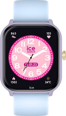Ice Watch Ice Smart Junior 2.0 - Kindersmartwatch - Siliconen - Lila/Blauw - Ø 38 mm — thumbnail 4