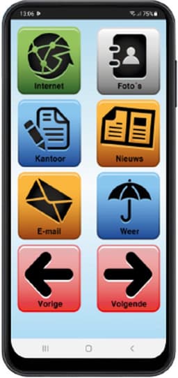 SeniorenTAB S616 - Senioren smartphone op basis van Samsung - 128GB - 6.7 inch scherm - Simlock vrij — thumbnail 5