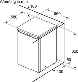 Bosch KTR15NWEB Tafelmodel Koelkast — thumbnail 4