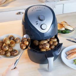 Multifunctionele Airfryer – Heteluchtfriteuse – Timer – Antikleeflaag – Hete Lucht Circulatie – Extra Kwaliteit – 3,2L Capaciteit – 1300W - Zwart — thumbnail 3