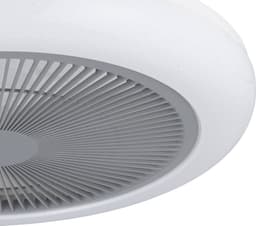 EGLO Kostrena Plafondventilator met lamp - Ø 45,5 cm - 3 snelheden - Instelbaar wit licht - Dimbaar - AC longer life - Wit/Grijs - Sterren - Glinsterend — thumbnail 4