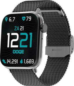 OOQE WATCH PRO 7 - Smartwatch Heren | Elegant Design | Bellen en Gebeld Worden | Berichten Inzien |Gezondheidsanalyse | Sportanalyse | Stress en Slaap Management | Nederlandstalig | Barst- en Krasbestendig | Zilver — thumbnail 1