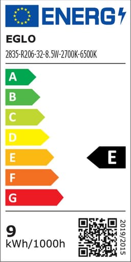 EGLO Almeria Plafondventilator met lamp - Ø 48 cm - 3 snelheden - Instelbaar wit licht - Dimbaar - AC longer life - Wit/Zwart — thumbnail 2