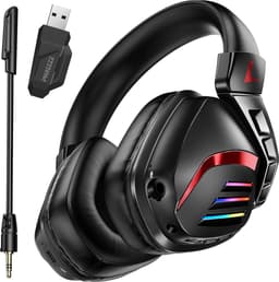 Phreeze GHW3 Gaming Headset met Microfoon - Bluetooth + 2.4Ghz USB C + USB A Dongle - Draadloos - RGB - 7.1 3D Surround Sound - Ultra Low Latency - Geschikt voor PS5, PS4, Nintendo Switch, PC Headsets PS5 — thumbnail 1