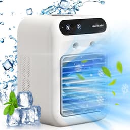 Draagbare luchtkoeler - Mini airconditioner USB ventilator voor slaapkamer — thumbnail 1