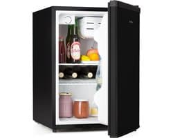 Klarstein koelkast, minikoelkast voor drankjes, kleine koelkast met vriesvak, stille kleine koelkast, huidverzorgingskoelkast, campingkoelkast, minikoelkast voor kamer, kantoor 0-10°C, 65L - 4L - voor Studentenkamer - Vrijstaand