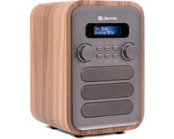 Denver DAB Radio - Retro Radio - Bluetooth - DAB+/ FM Radio - DAB48G