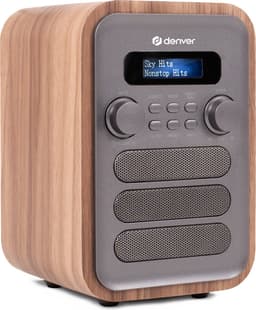 Denver DAB Radio - Retro Radio - Bluetooth - DAB+/ FM Radio - DAB48G — thumbnail 1