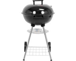 Houtskoolbarbecue met Deksel en Wielen – Ø 41 cm Grillrooster – Inclusief Waterdichte Hoes