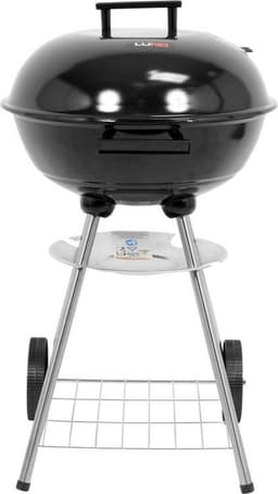 Houtskoolbarbecue met Deksel en Wielen – Ø 41 cm Grillrooster – Inclusief Waterdichte Hoes — thumbnail 1