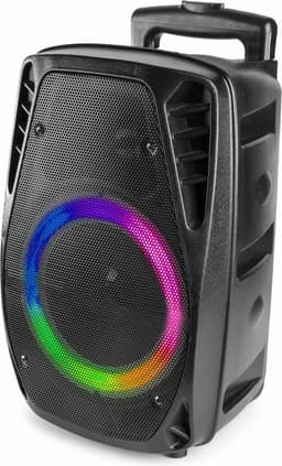 Mobiele geluidsinstallatie - Fenton FT8LED-MK2 met Bluetooth en microfoon - 300W — thumbnail 2