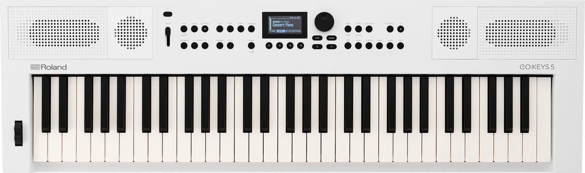Roland GO:KEYS 5 White - Keyboard, 61 toetsen — afbeelding 1