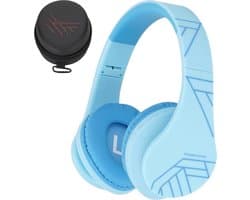 PowerLocus P2 draadloze Over-Ear Koptelefoon Inklapbaar koptelefoon voor kinderen - veilig volume van 85 dB- Bluetooth Hoofdtelefoon - Met microfoon