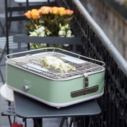 Barbecook E-Carlo elektrische tafel BBQ Paris Green 42,5x33x16,5cm — thumbnail 2