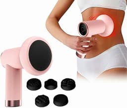 FineMart - Dieprollende Massage - Massage Pistool - Massage Apparaat - Cellulite Massage Apparaat - Oplaadbaar en Draadloos - Roze — thumbnail 1